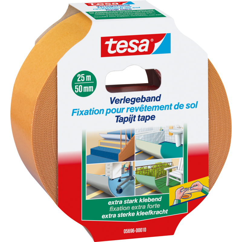 tesa nastro da installazione adesivo extra forte marrone 50 mm x 25 m