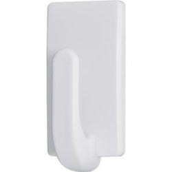 TESA 57530 - Gancio porta asciugamano - Bianco - Plastica - Confezion