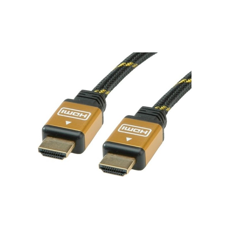 ROLINE Gold - cavo video/audio - HDMI - HDMI 19 pin (M) - HDMI 19 pin