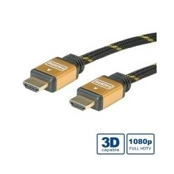 ROLINE Gold Cavo HDMI ad alta velocit&agrave; con Ethernet - cavo video/aud