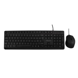 V7 CKU350DE Combo tastiera e mouse USB - Layout Germania