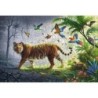 Puzzle Ravensburger Jungle Tiger 00017514 500 Pezzi