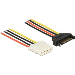 Delock Cavo di alimentazione SATA 15 pin St 4 pin Molex Bu 50 cm