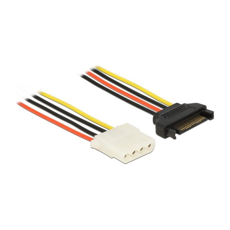 Delock Cavo di alimentazione SATA 15 pin St 4 pin Molex Bu 50 cm