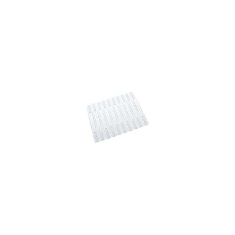 Soennecken Strisce di rilegatura 2 x 15 cm (L x A) in plastica bianca