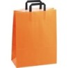 Borsa shopper in carta Topcraft 1FTTC009032 gr arancione 50 pezzi/con