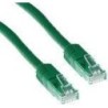 Cavo patch ACT Green LSZH U/UTP CAT6A da 3 metri con connettori RJ45.