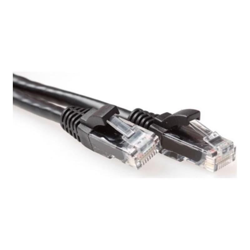 Cavo di rete nero Cat6a UTP (UTP) ACT da 100 m Cat6a U/UTP (UTP) da 1