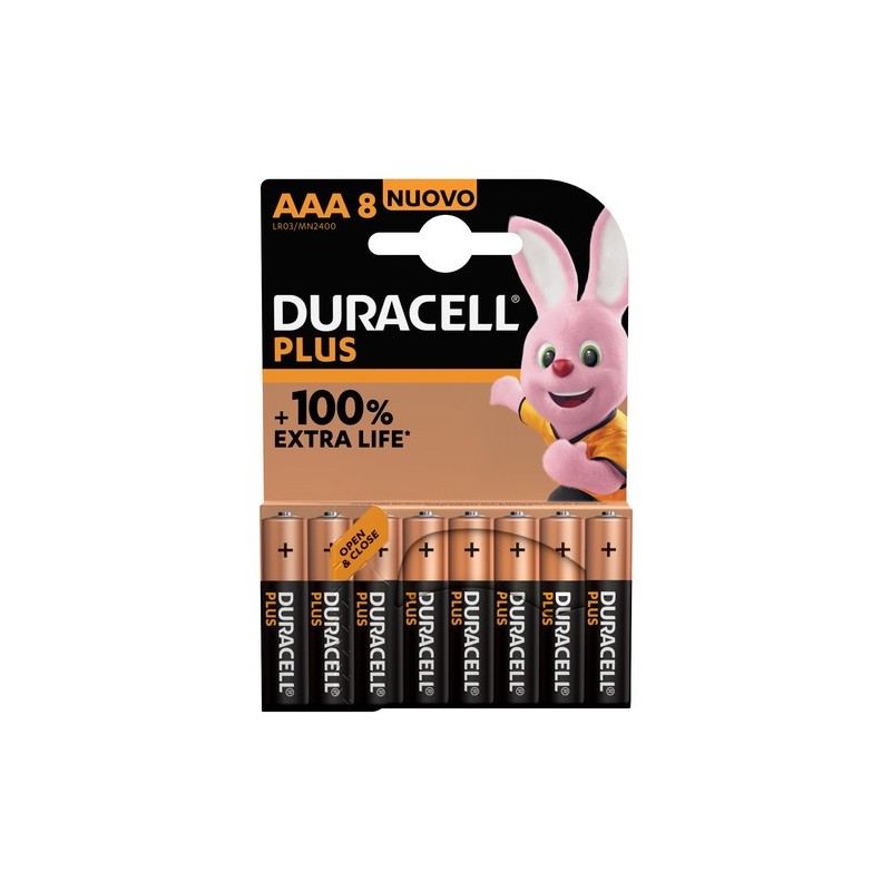 Duracell Plus 100 AAA B8 x10