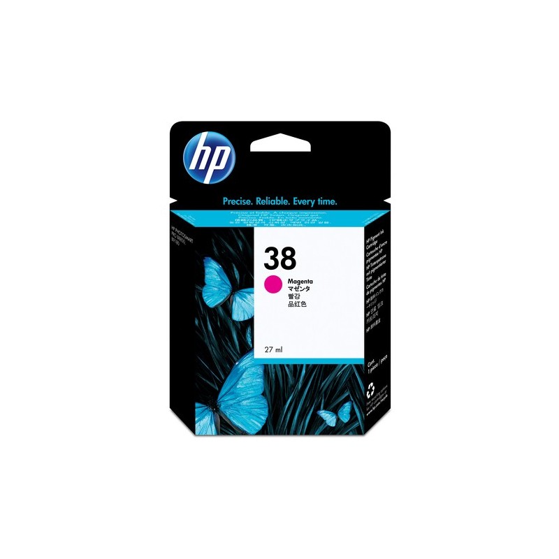 HP 38 cartuccia d'inchiostro 1 pz Originale Resa standard Magenta