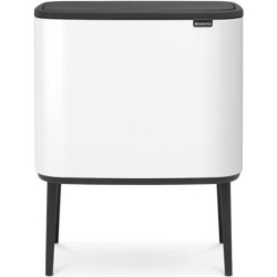 Brabantia 313509 BO Touch Bin Pattumiera da 36 L Metallo Bianco 36 Li