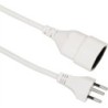 Value 19.99.1184 cavo di alimentazione bianco 5 m Accoppiatore C12 Ac