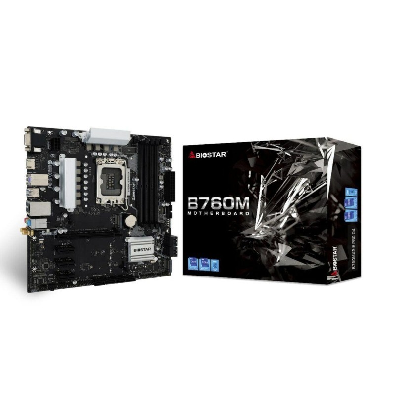 Scheda Madre Biostar B760MX2-E PRO D4 Intel B760 LGA 1700