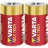 Varta MAX TECH 2x Alkaline C Batteria monouso Alcalino