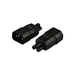 Adapter von C14 Stecker Kaltgerte Kabel auf IEC320-C5 Mickey Mouse