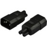 Adapter von C14 Stecker Kaltgerte Kabel auf IEC320-C5 Mickey Mouse