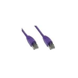 Cavo patch Wentronic Goobay CAT 6 S/FTP (PiMF) viola 1 m - miscela di