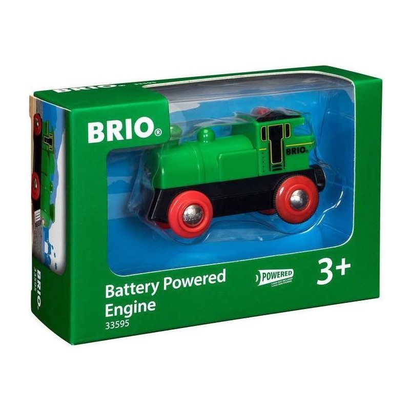 Motore a batteria BRIO - Nero - Verde - Rosso - AAA (33595)