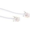 ACT RJ11 - RJ11 cable White 0.5m 05 m Bianco