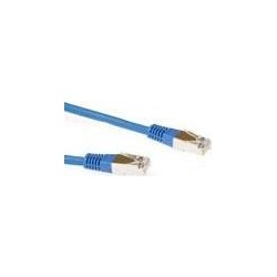 Cavo patch ACT Blue LSZH SFTP CAT6 da 3 metri con connettori RJ45. Ca