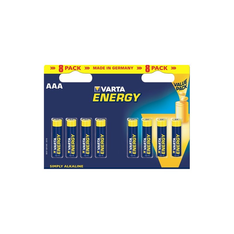 Varta BV-Energy 8 AAA Batteria monouso Mini Stilo AAA Alcalino