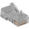 Connettore modulare ACT RJ45 (8P/8C) per cavo piatto. Connettore cavo