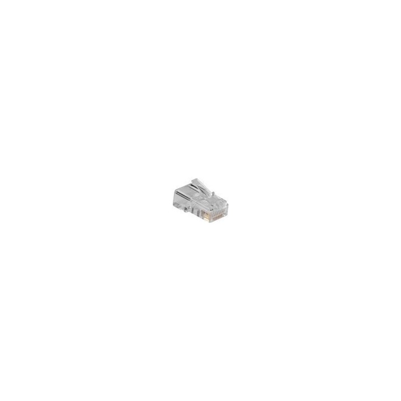 Connettore modulare ACT RJ45 (8P/8C) per cavo tondo con conduttori ri