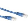 ACT CAT6A UTP 0.5m cavo di rete Blu 05 m U/UTP (UTP)