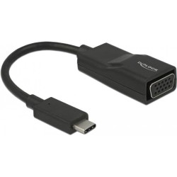 Cavo adattatore Delock USB Type-C maschio VGA femmina nero