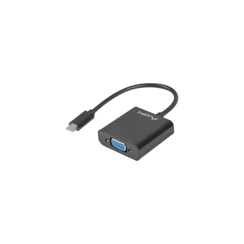 Lanberg AD-UC-VG-01 Cavo interfaccia/adattatore USB - C VGA Nero (AD-