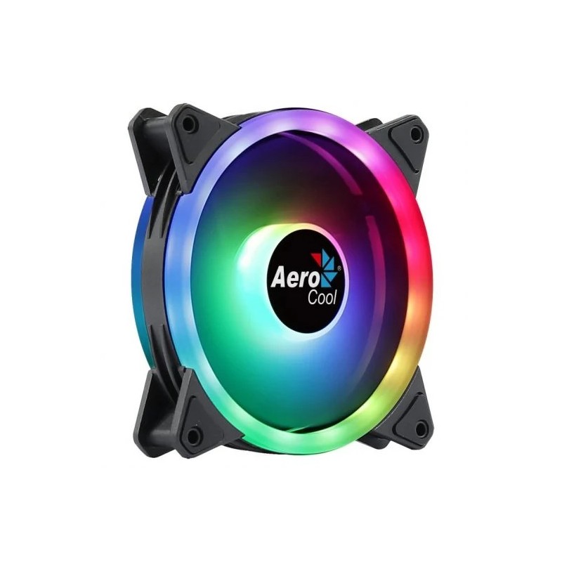 Aerocool DUO14 Ventilador 140mm - Iluminacion ARGB Doble Anillo - Vel