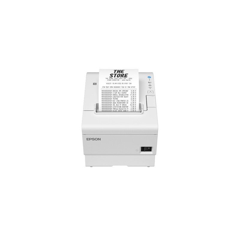 Epson TM-T88VII 131 USB Ethernet PoweredUSB White