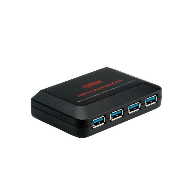 ROLINE Nodo USB 30 cuÃ¡druple ROLINE USB32 Gen1 Hub 4x Ports