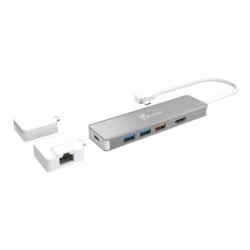 j5create JCD375-N Adattatore multiplo modulare USB-C™ con 2 kit