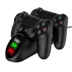 iPega 9180 Caricatore doppio per gamepad PS4