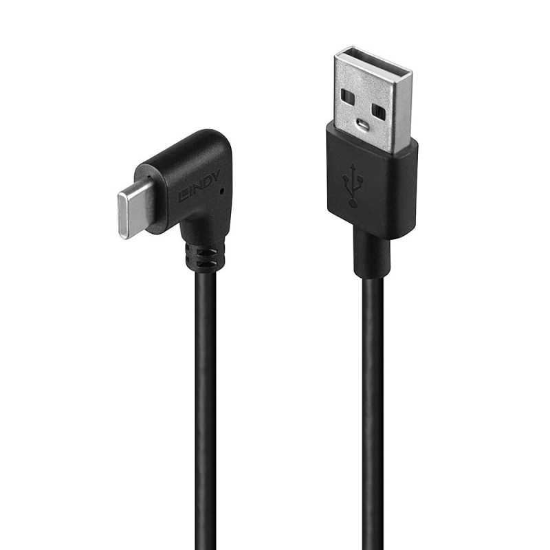 Lindy 32000 cavo USB USB 2.0 05 m USB A USB C Nero