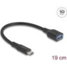 Delock Adattatore USB 10 Gbps da tipo C maschio a tipo A femmina 19 c