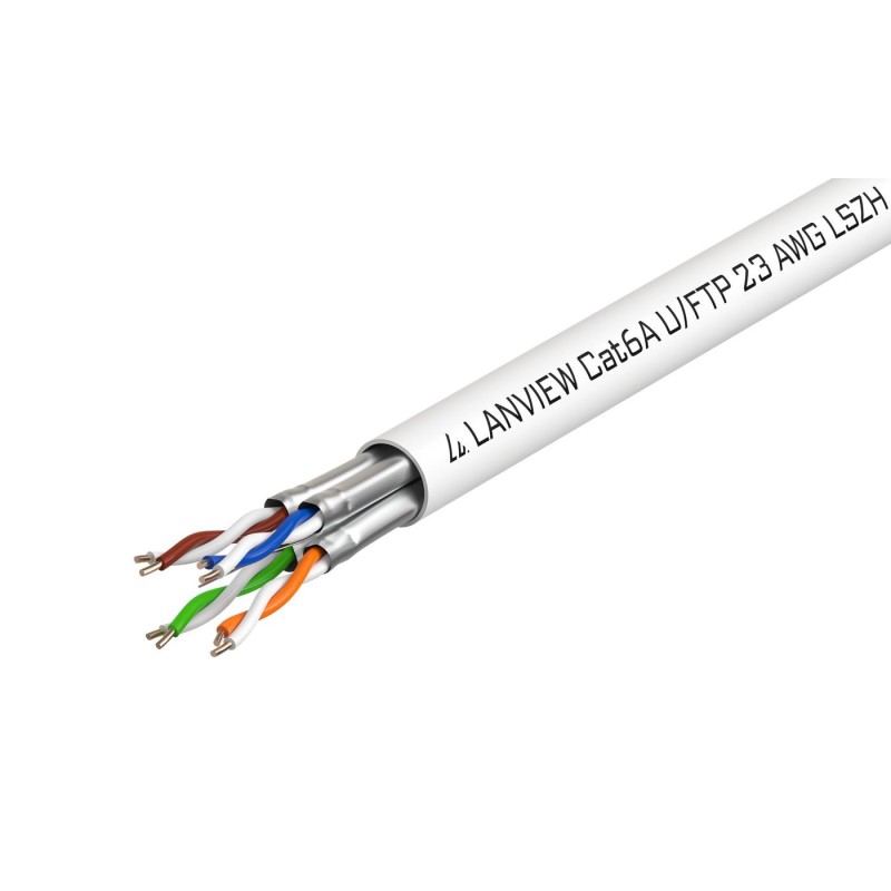 Lanview LVN122430 cavo di rete Bianco 500 m Cat6a U/FTP STP Cat6a