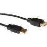 ACT USB 2.0 extension cable 5.0m Type A - A Black cavo USB 5 m USB A 