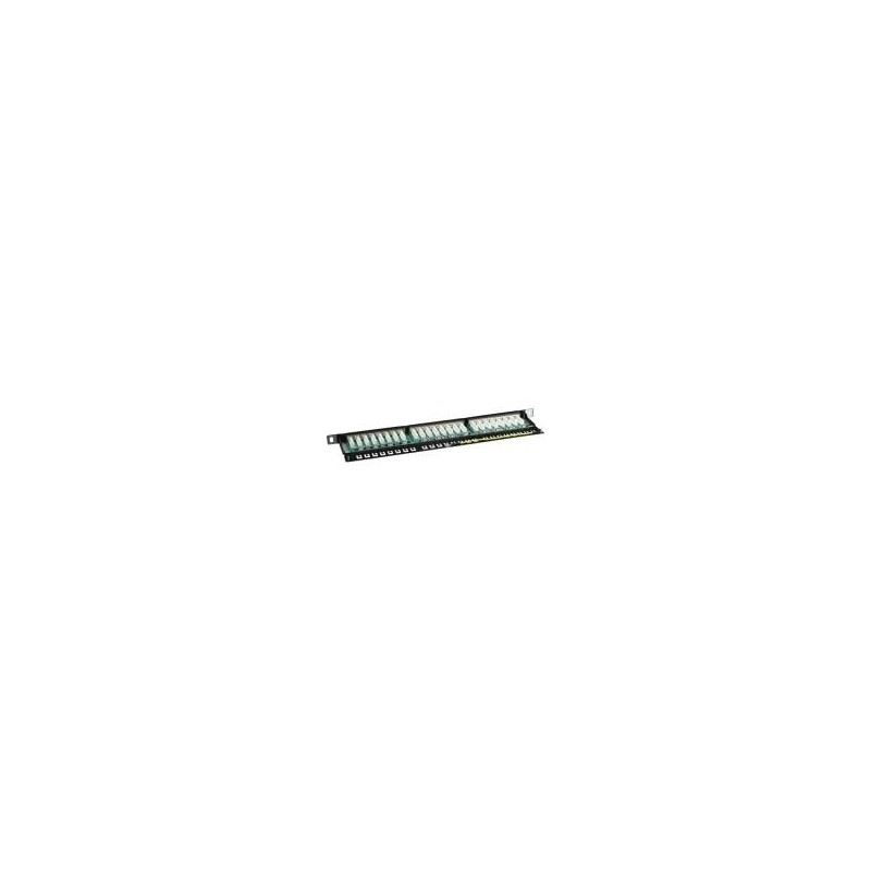 InLine - Pannello patch - RJ-45 X 24 - Nero RAL 9005 - 05U (76224B)