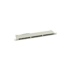 InLine - Pannello patch - RJ-45 X 24 - Grigio chiaro RAL 7035 - 05U (