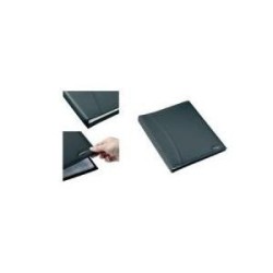 Quaderno REXEL SOFT TOUCH SMOOTH A4 con 24 tasche nero copertina lisc