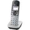 Telefono cordless Panasonic a tasti grandi KX-TGE510GS - argento