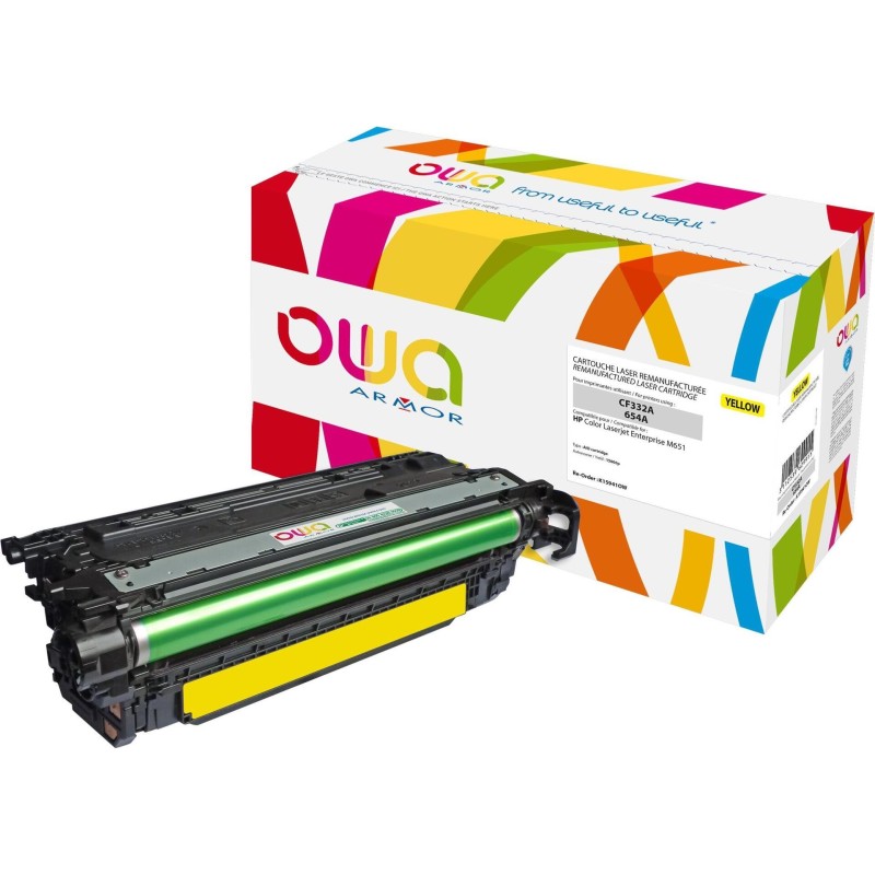 Comp. toner OWA HP CF332A giallo (K15941OW)