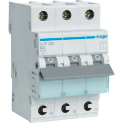 Hager MCS325. Corrente nominale 25 A Frequenza di ingresso AC 50/60 H