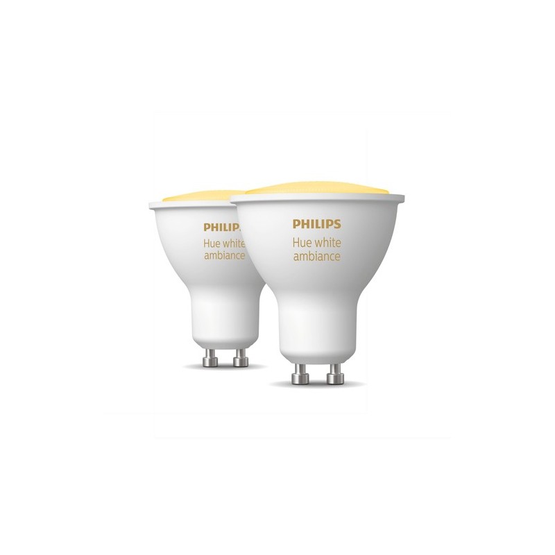 Philips Hue White ambiance 2 Lampadine Smart GU10 35 W