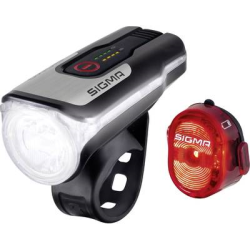 Set illuminazione per bicicletta Sigma AURA 80 / Nugget Set LED a bat