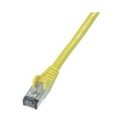 Cavo di connessione di rete Goobay RJ45 CAT 6 S/FTP 050 m giallo igni