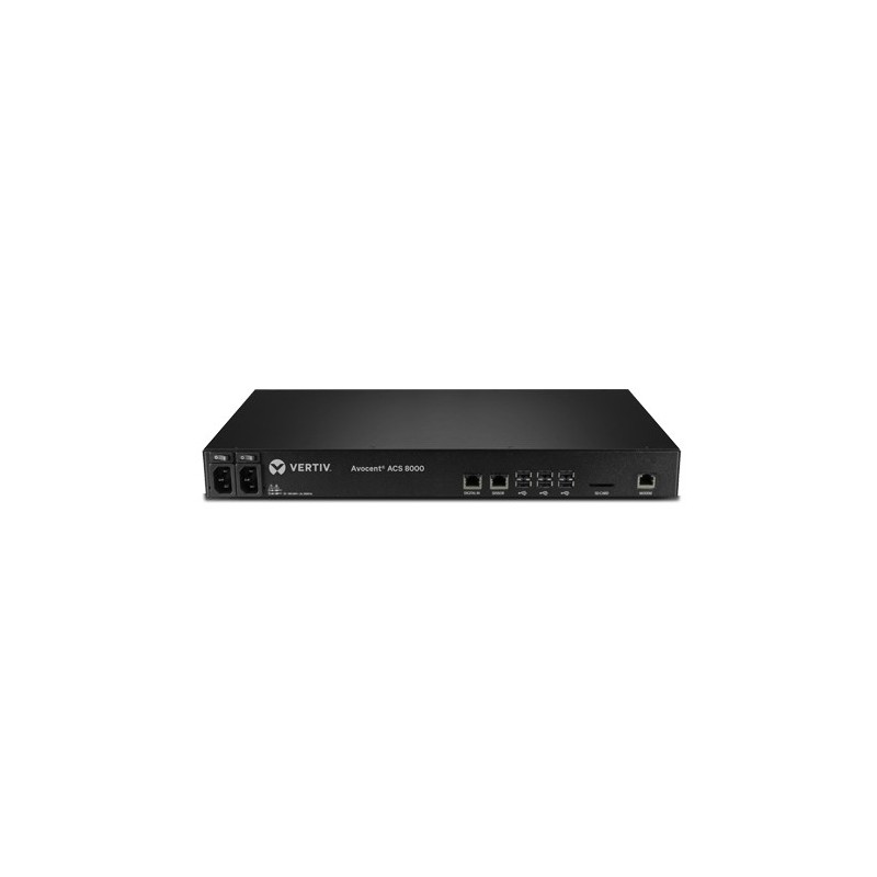 Vertiv Avocent Console Server ACS 8000 a 32 porte con doppia alimenta