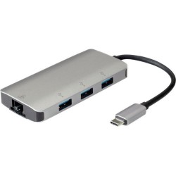 ROLINE 12.02.1108 - USB 3.2 Gen 1 (3.1 Gen 1) Type-C - RJ-45 - USB 3.